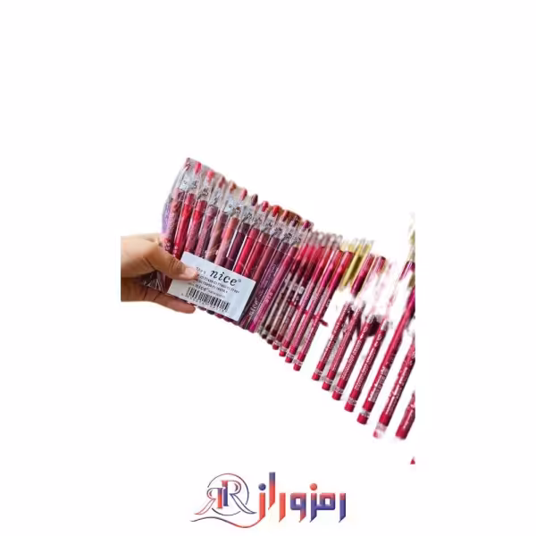 رژلب مدادی نایس nice تراشدار پک 12 عددی