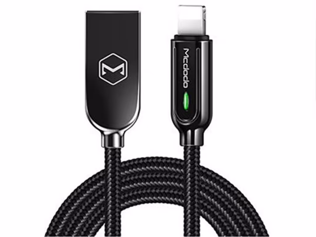 کابل شارژ سریع یواس‌بی به لایتنینگ 1.2 متری مک‌دودو Mcdodo Auto Power Off Lightning Quick Charge Cable CA-5260