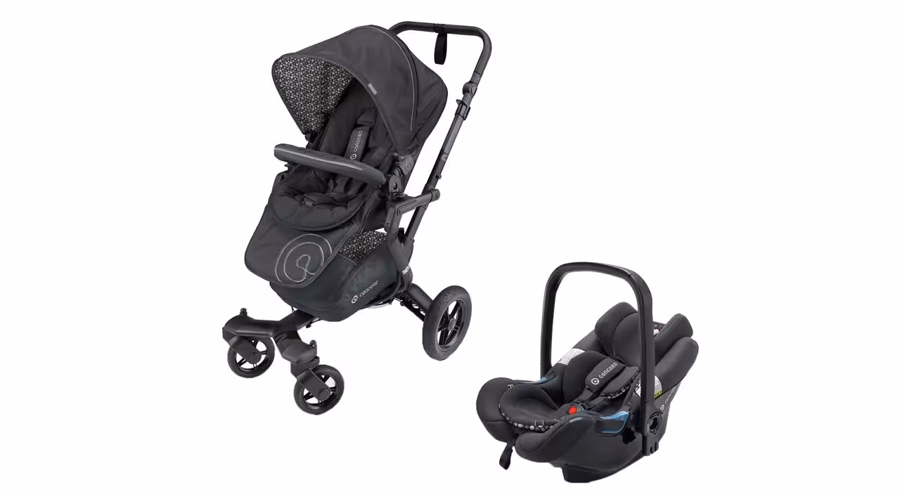 ست كالسكه و كرير مشکی کنکورد Cocnord Cosmic Black Neo and Air Safe Travel System CONA0983