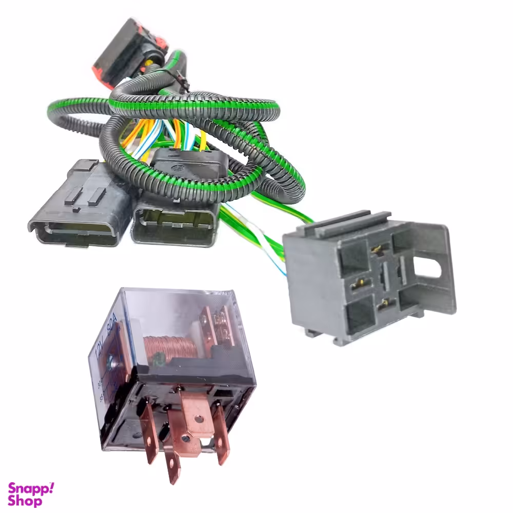 سیم کشی تبدیل دنا به دنا پلاس کروز با رله کد 8109 مناسب دنا