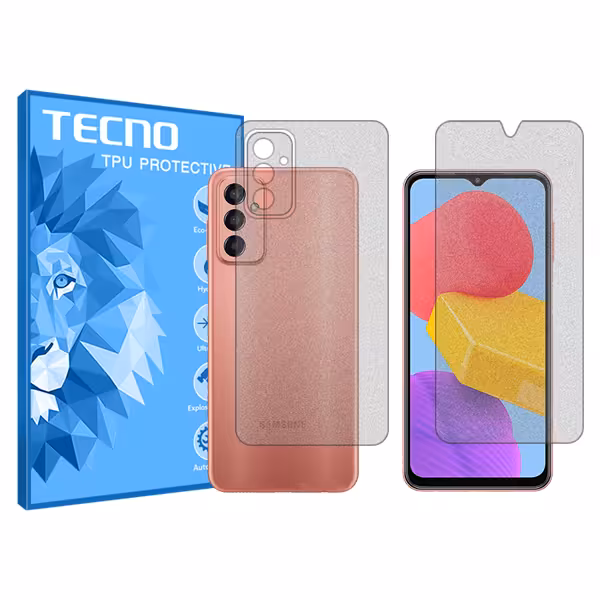گلس صفحه نمایش و پشت گوشی سامسونگ Galaxy M13 مدل مات برند تکنو کد SS