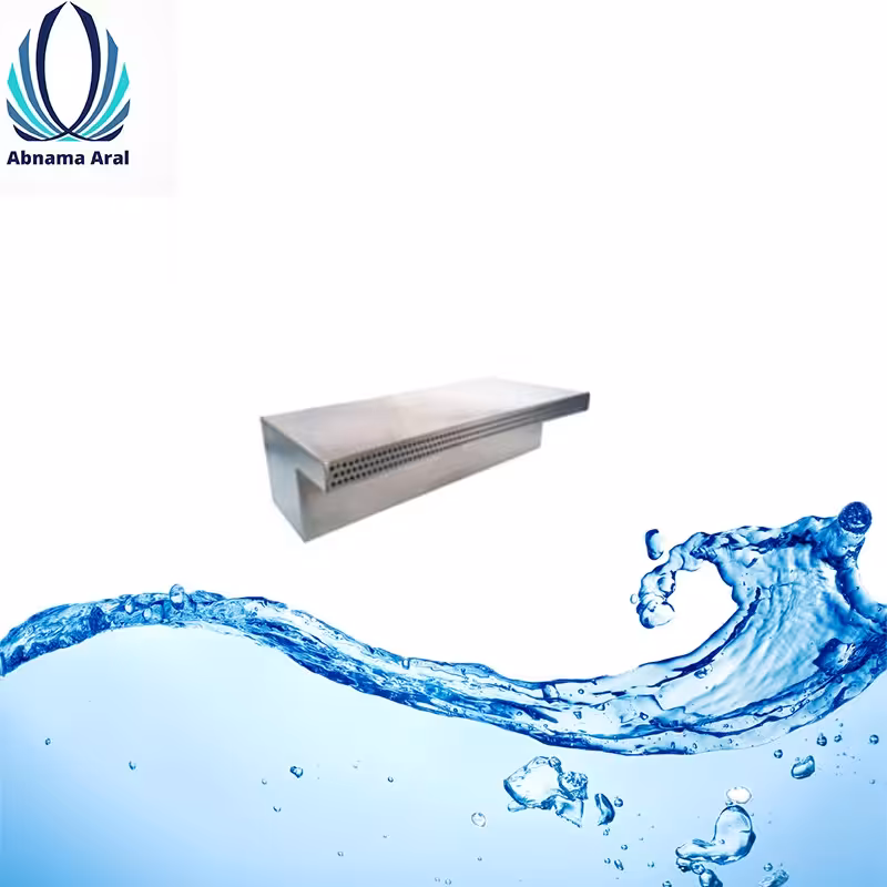 ابنما استخری مدل پرده اب بارانی سه ردیفه وزن سبک طول 40 سانتی متر