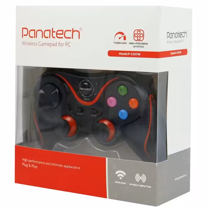 دسته بازی بی سیم شوک دار پاناتک Panatech P-G507W