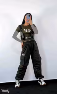 ست نیم تنه شلوار هارنس دار