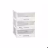 فایل کشویی سایز کوچک مدل دل آسا 3 طبقه شفاف(ارسال پس کرایه و به عهده مشتری)