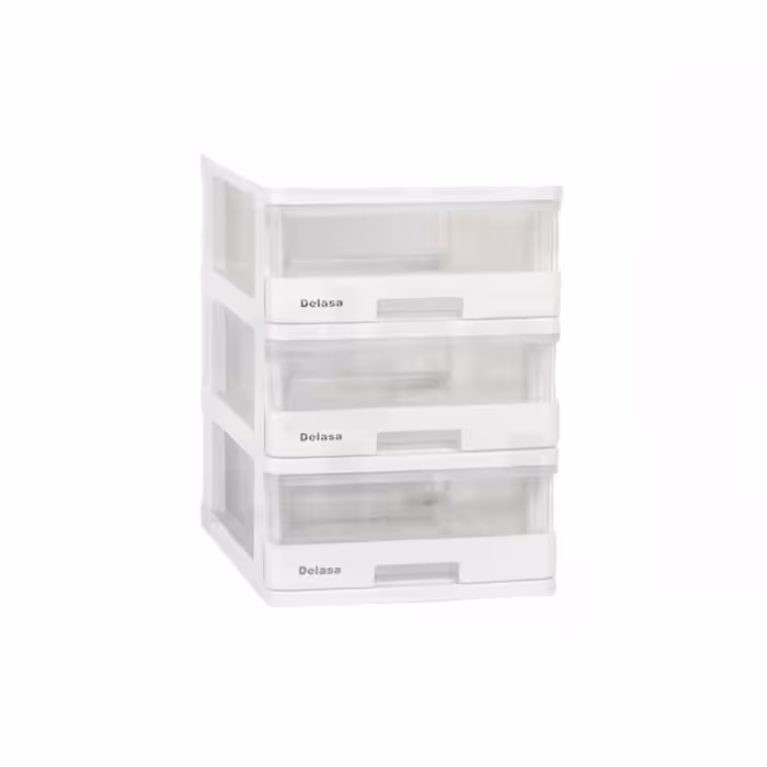 فایل کشویی سایز کوچک مدل دل آسا 3 طبقه شفاف(ارسال پس کرایه و به عهده مشتری)