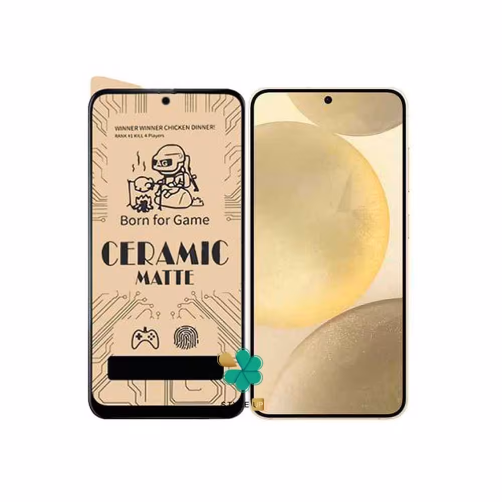 گلس گوشی سرامیکی مات مناسب سامسونگ Galaxy S24
