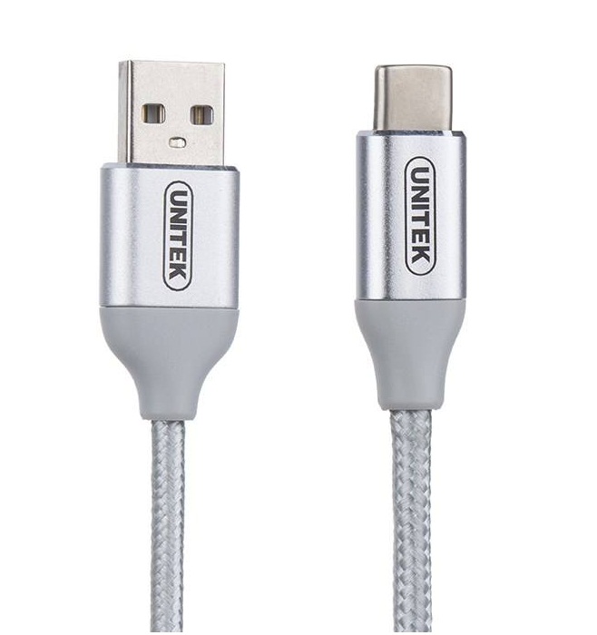 کابل تبدیل USB به USB-C یونیتک مدل Y-C4025ASL طول 1 متر