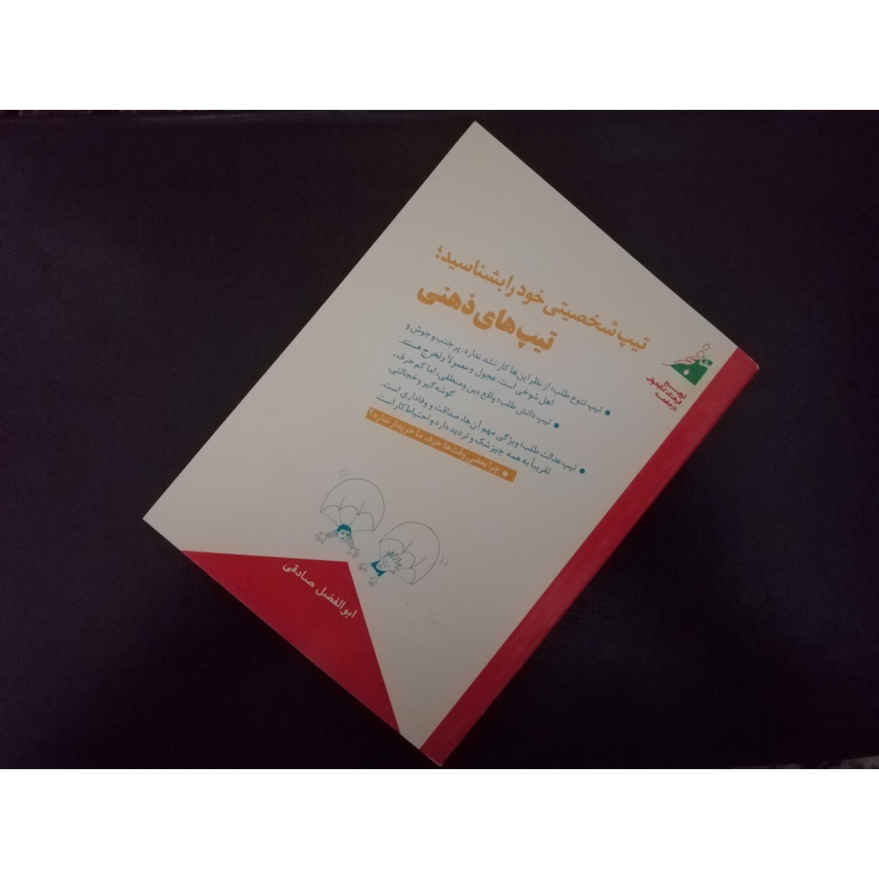 کتاب الکترونیکی تیپ‌های ذهنی اثر ابوالفضل صادقی