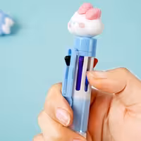 خودکار ده رنگ فانتزی طرح ابر کیوت