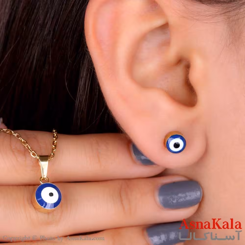 نیمست چشم نظر زنانه استیل کد NIM1488W