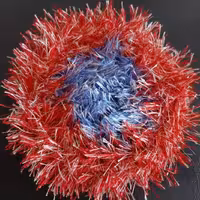 اسکاج بافتنی یوموش زرشکی آبی مخصوص شست و شوی ظروف تفلون 