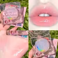 تینت کریستالی شفاف لب گونه چشم تینت جامد چرب کره ای  بافت سبک پینترستی نچرال تینت کیوت فانتزی رژ گونه