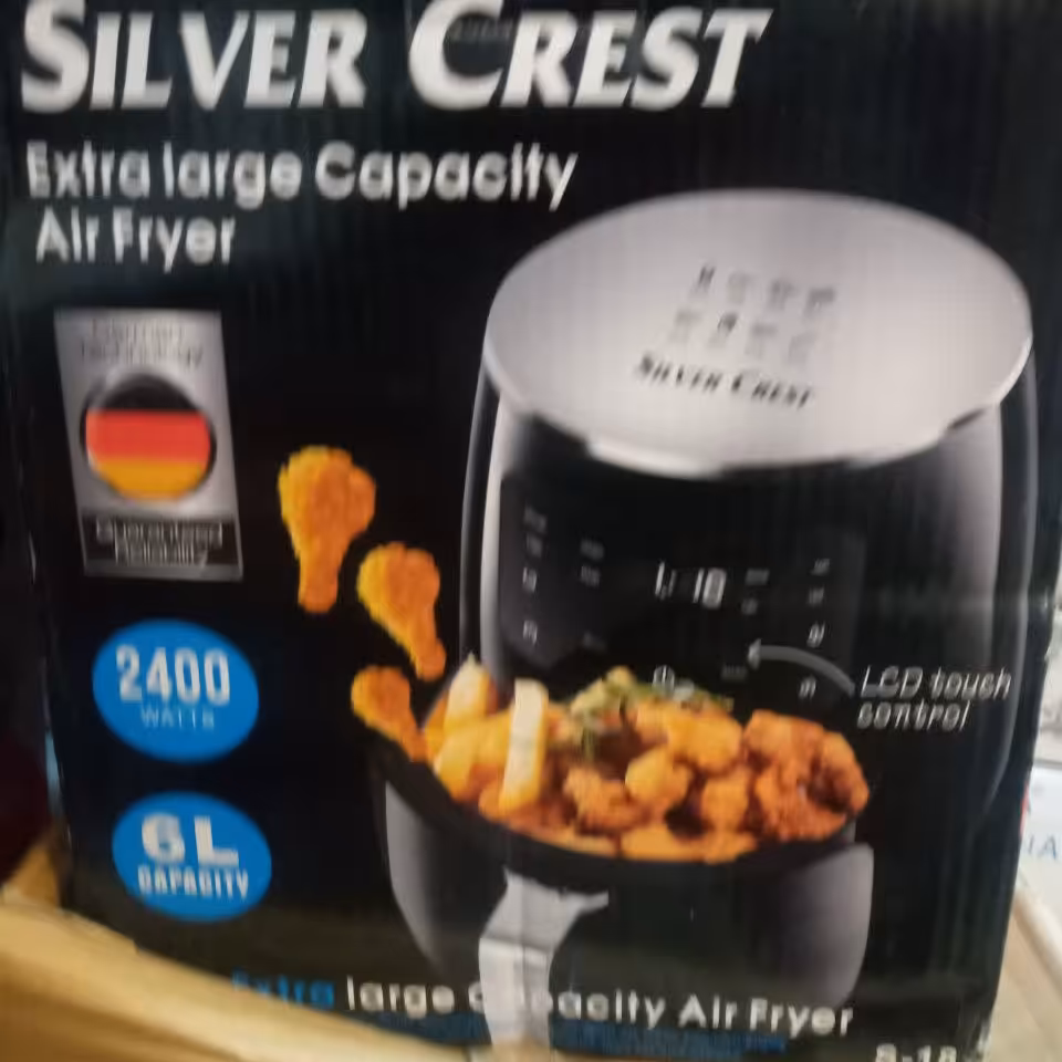 سرخ کن بدون روغن سیلور کرست ظرفیت 6 لیتر ی با توان 2400وات 