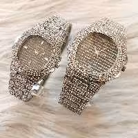 ست ساعت فول نگین مردانه زنانه