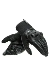 دستکش موتورسیکلت مردانه و زنانه مشکی موتور چرمی قرمز کربن 4 سیاه سفید داینس Dainese