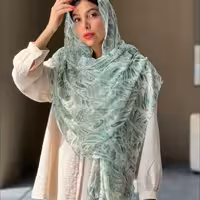 شال نخ پنبه وارداتی مدل ساموئل مناسب بهار و تابستان