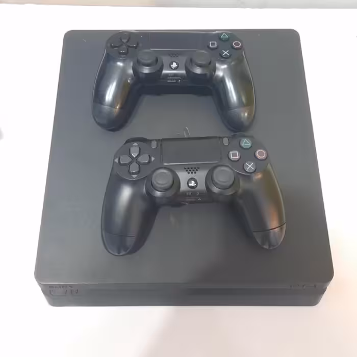 پلی استیشن 4 اسلیم دودسته ظرفیت 500 گیگابایت فول بازی های جدید 