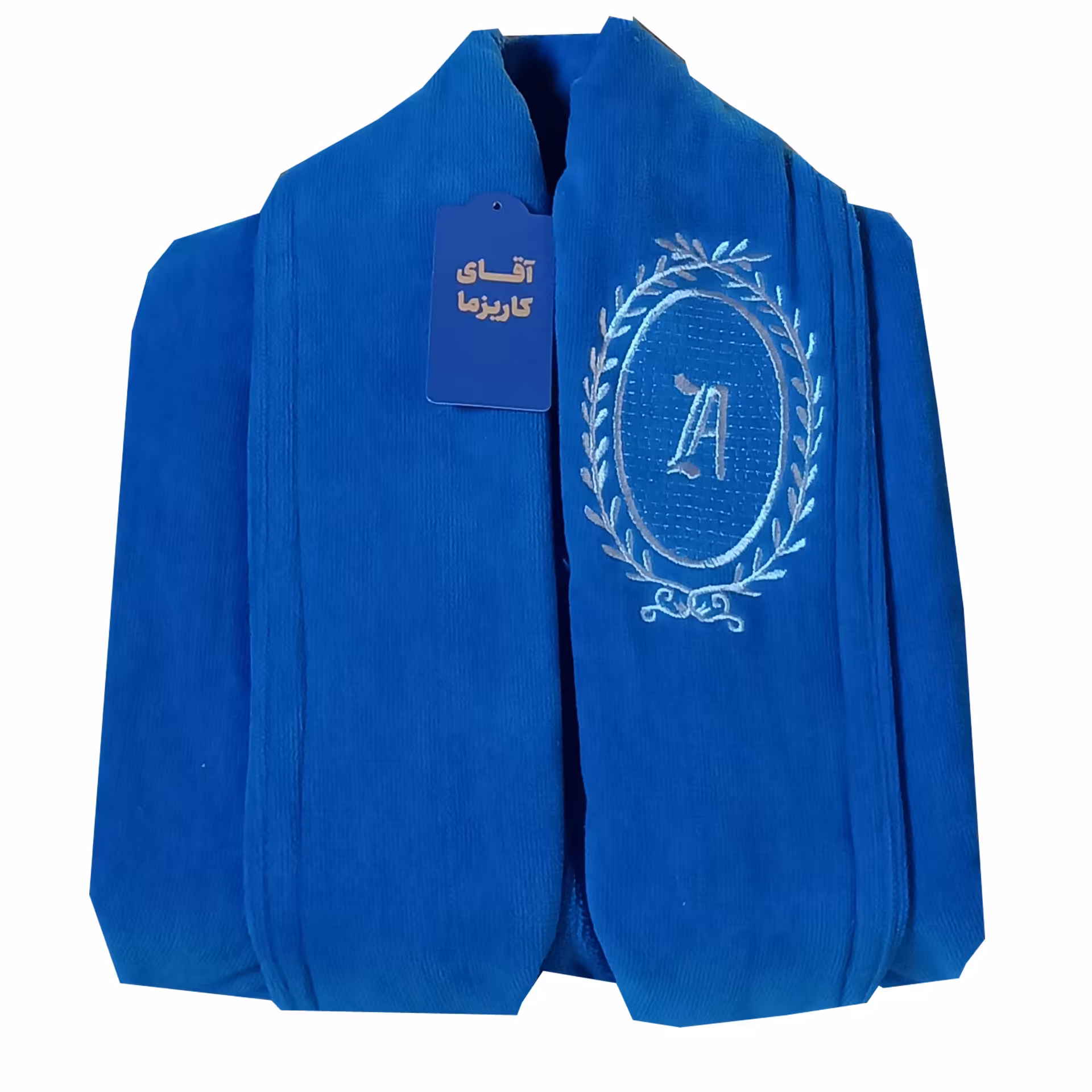 حوله پالتویی آقای کاریزما مدل گلدوز سایز 125 جنس پنبه