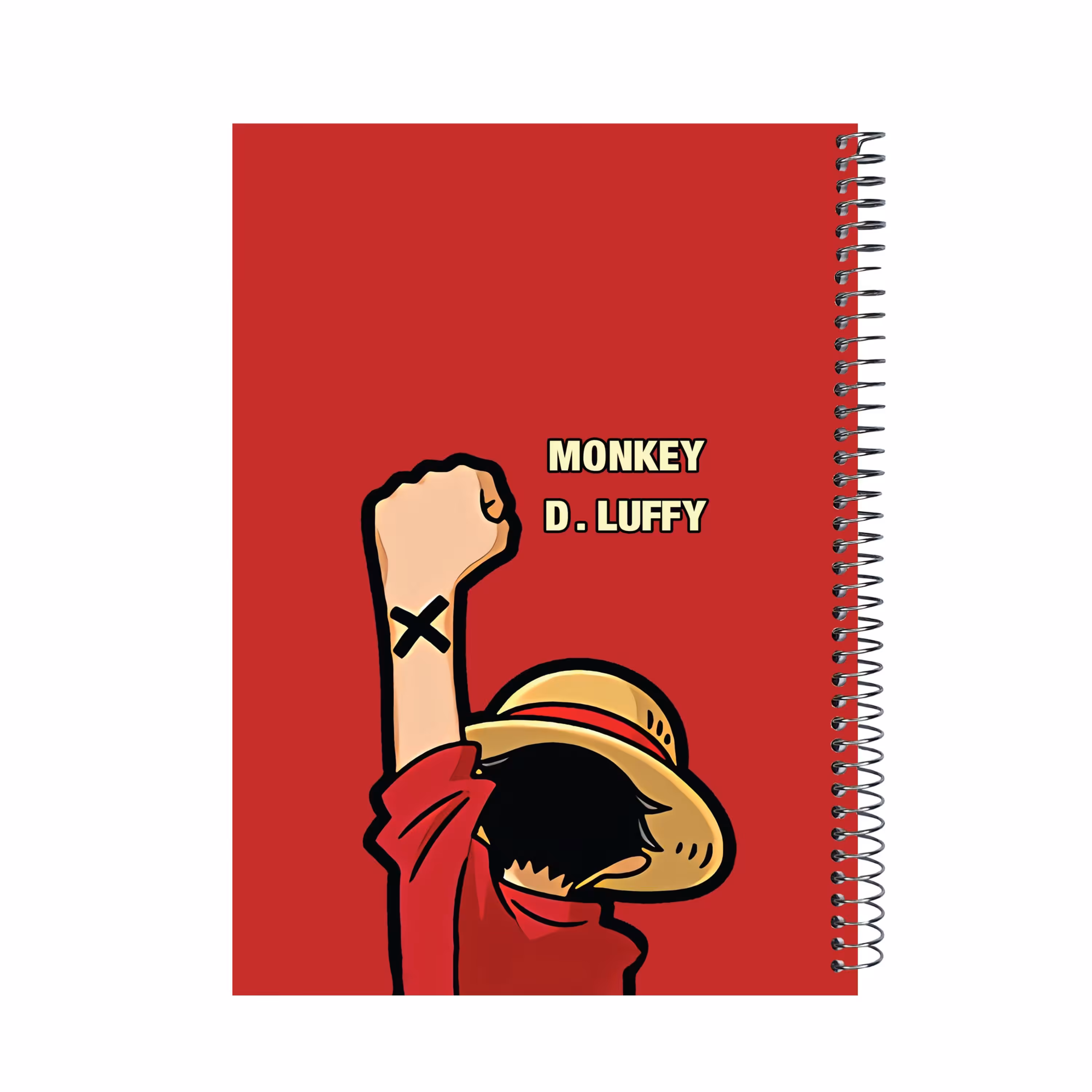 دفتر مشق 60 برگ پدیده نقش طرح لوفی انیمه وان پیس One Piece کد03