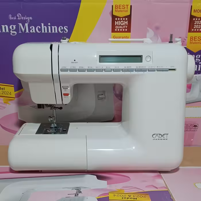 چرخ خیاطی ژانومه مدل 4000 اصل ژاپن با 35مدل دوخت و جادکمه اتومات