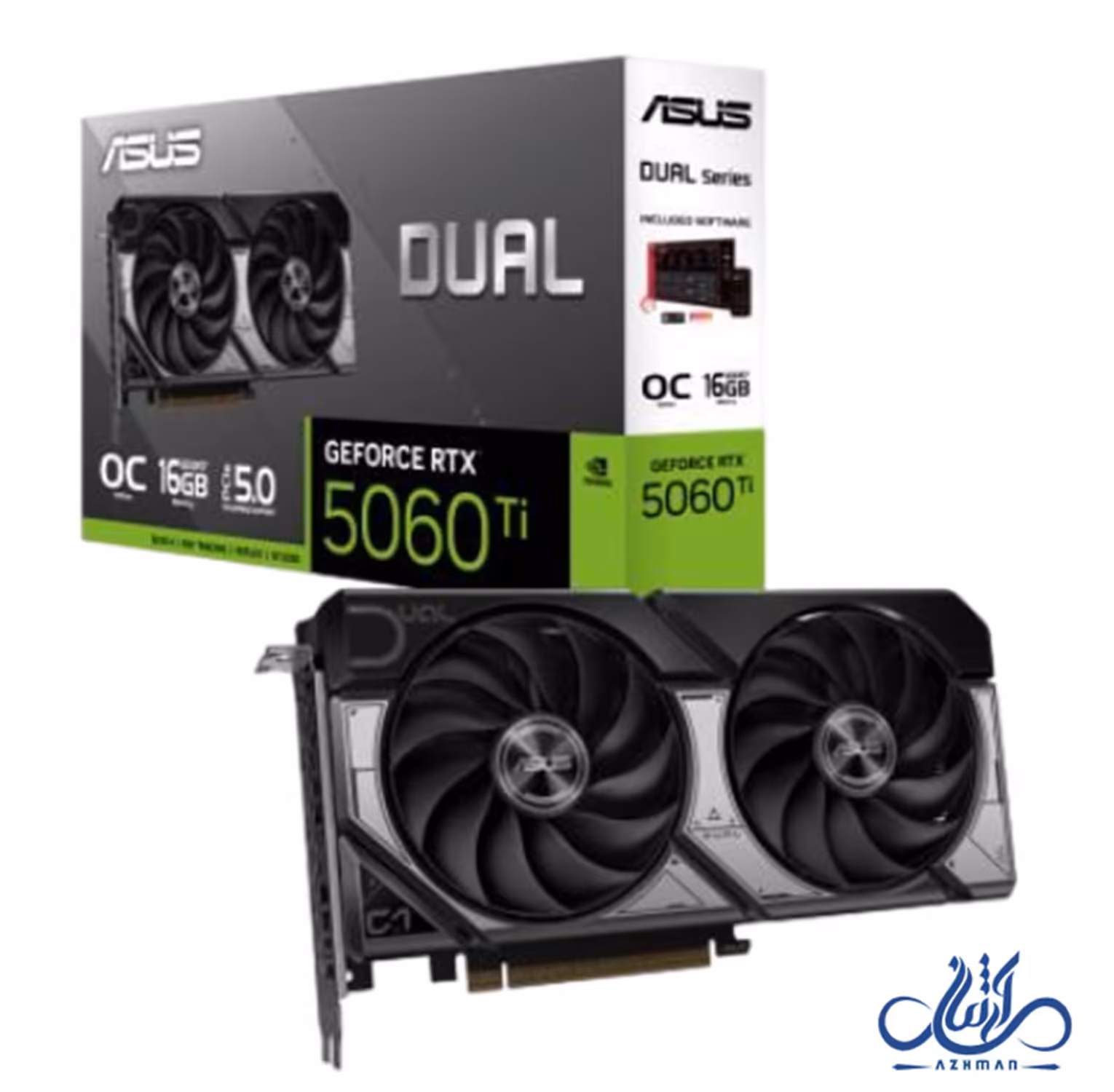 کارت گرافیک ایسوس مدل ASUS DUAL RTX 5060 Ti OC 16GB