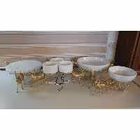 ست کامل ظروف پذیرایی برنجی