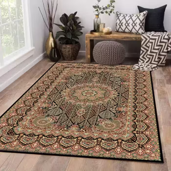 روفرشی کشدار ضد اب مخمل شانل ابریشم کد 83k سایز 3 متری