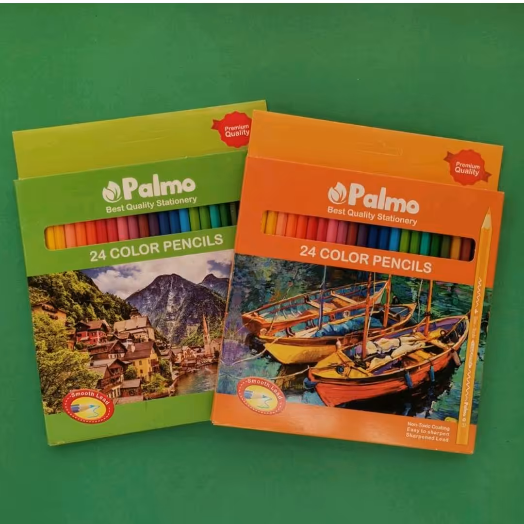 مداد رنگی  24 رنگ پالمو 