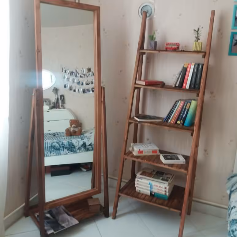 قاب آینه چوبی (پس کرایه)