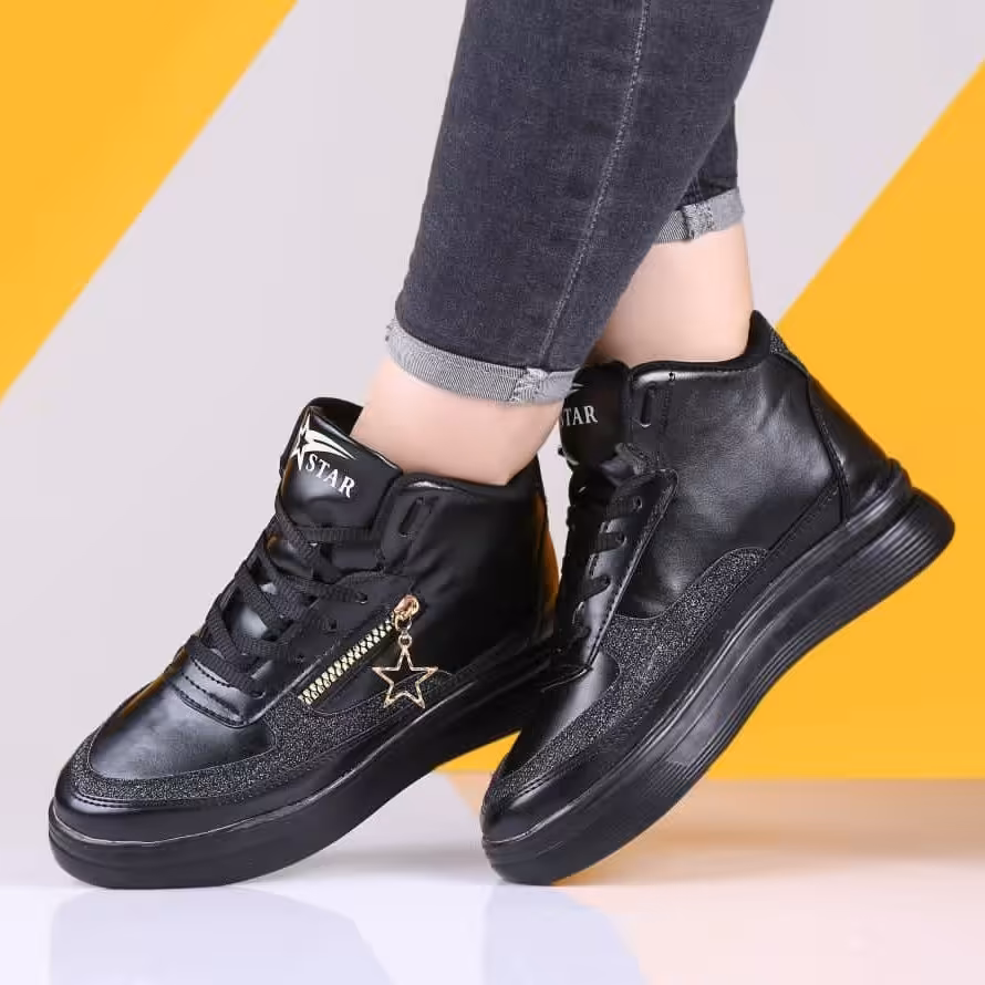 نیم بوت اسپرت دخترانه و زنانه مدل ستاره‌ای 