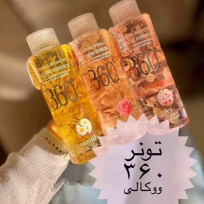 تونر مرطوب کننده و تسکین دهنده 360 درجه