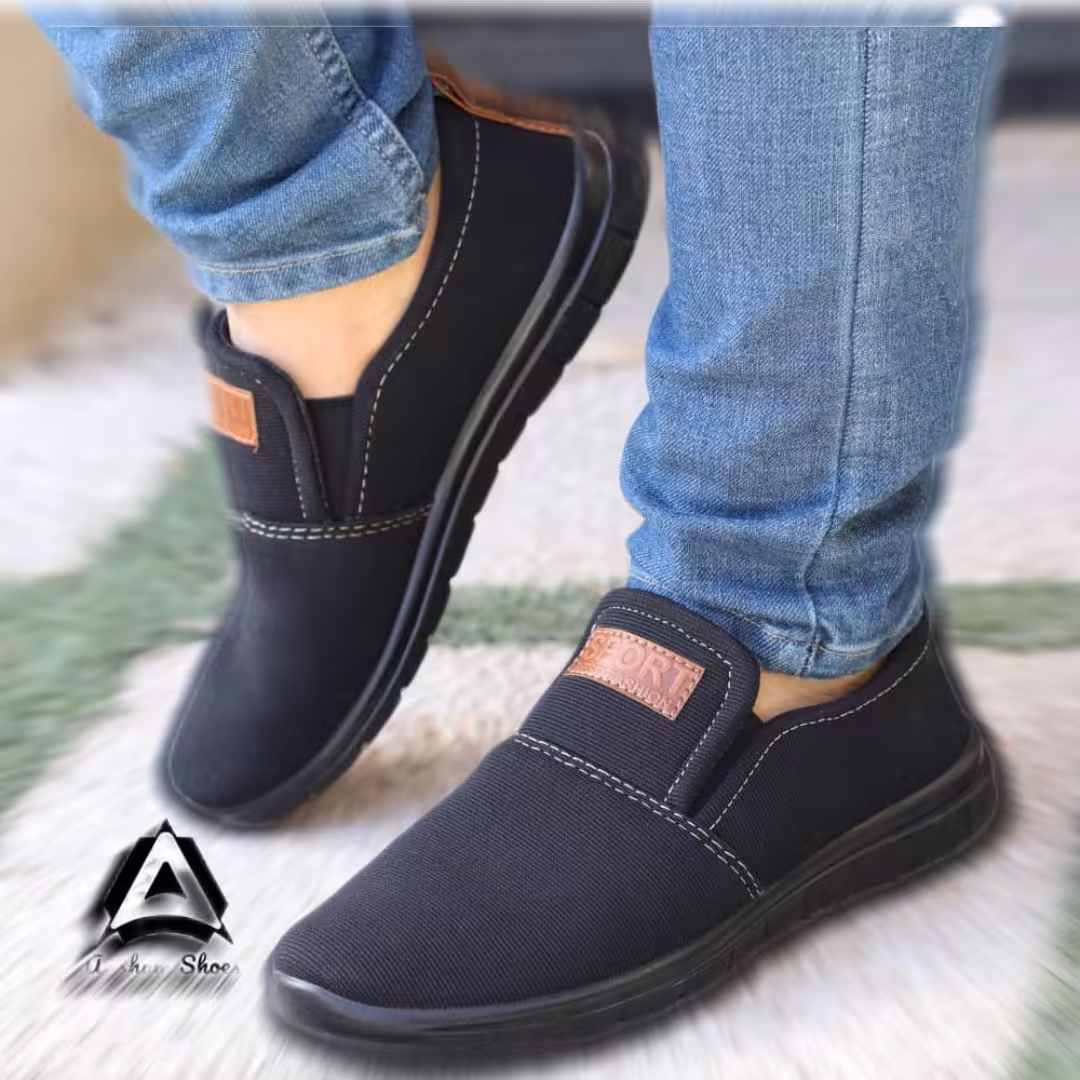 کفش مردانه پیاده روی راحتی مدل دیپلمات تزریقی قابل شستشو