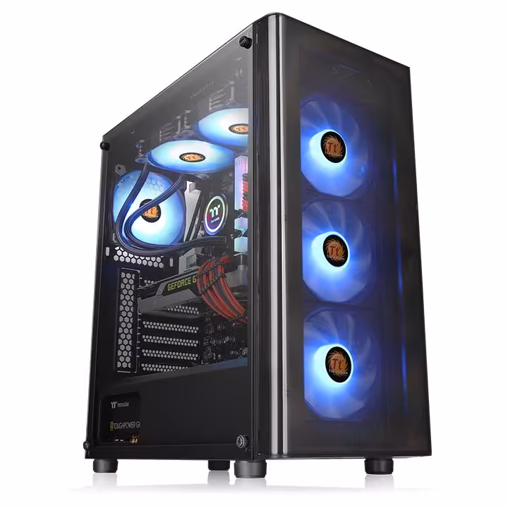 مشخصات، قیمت و خرید کیس کامپیوتر ترمالتیک مدل Thermaltake V200 TG RGB