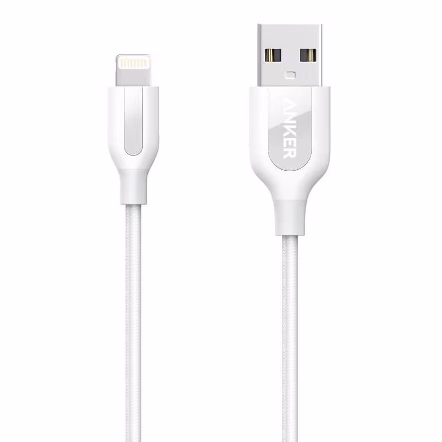 کابل شارژ USB به لایتنینگ انکر مدل A8121H22 طول 0.9 متر