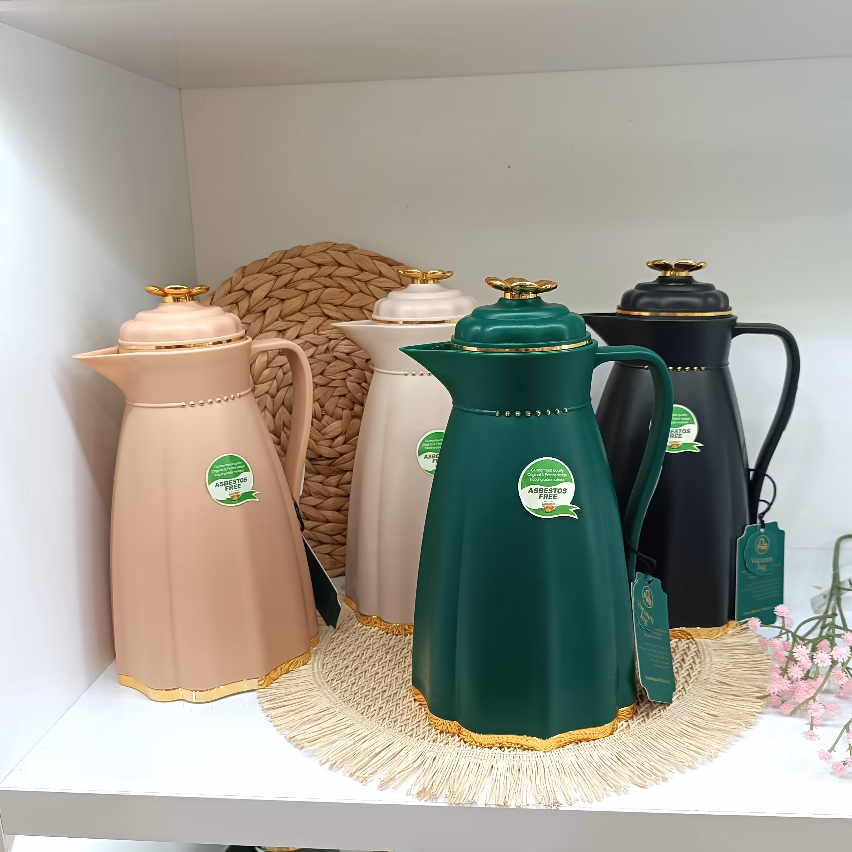 فلاسک یک لیتر  طرح گل 