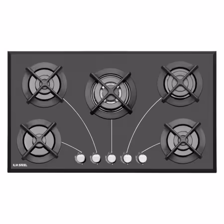 اجاق گاز صفحه ای ایلیا استیل مدل G 502