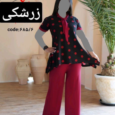تونیک شلوارتوپی سمانه