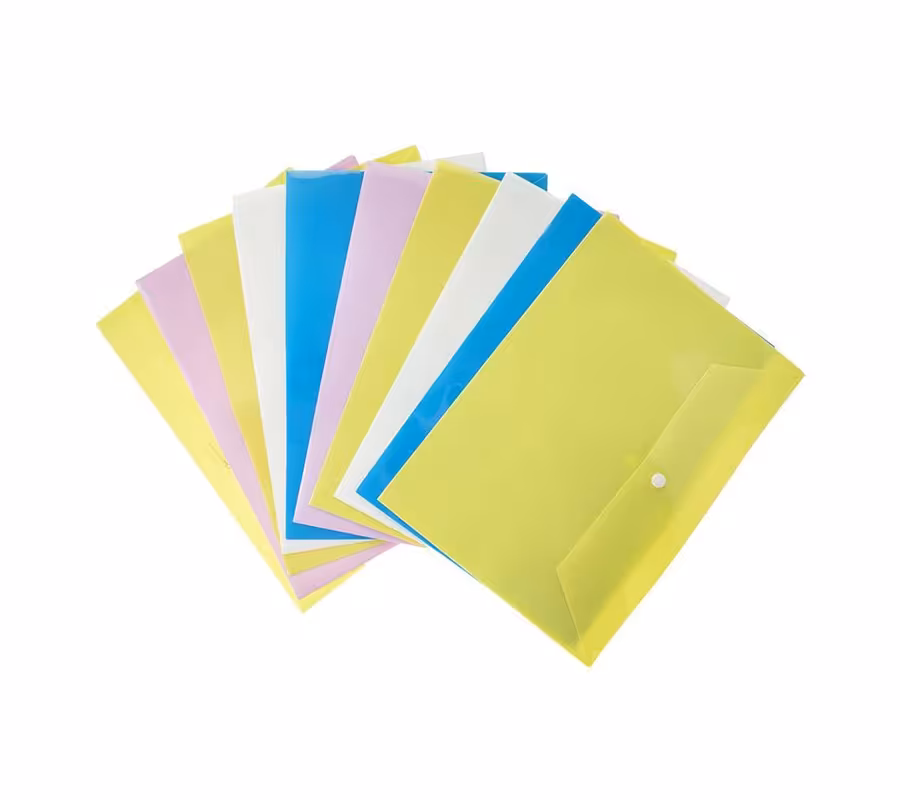 پوشه دکمه دار سهند کد 320M - بسته 10 عددی