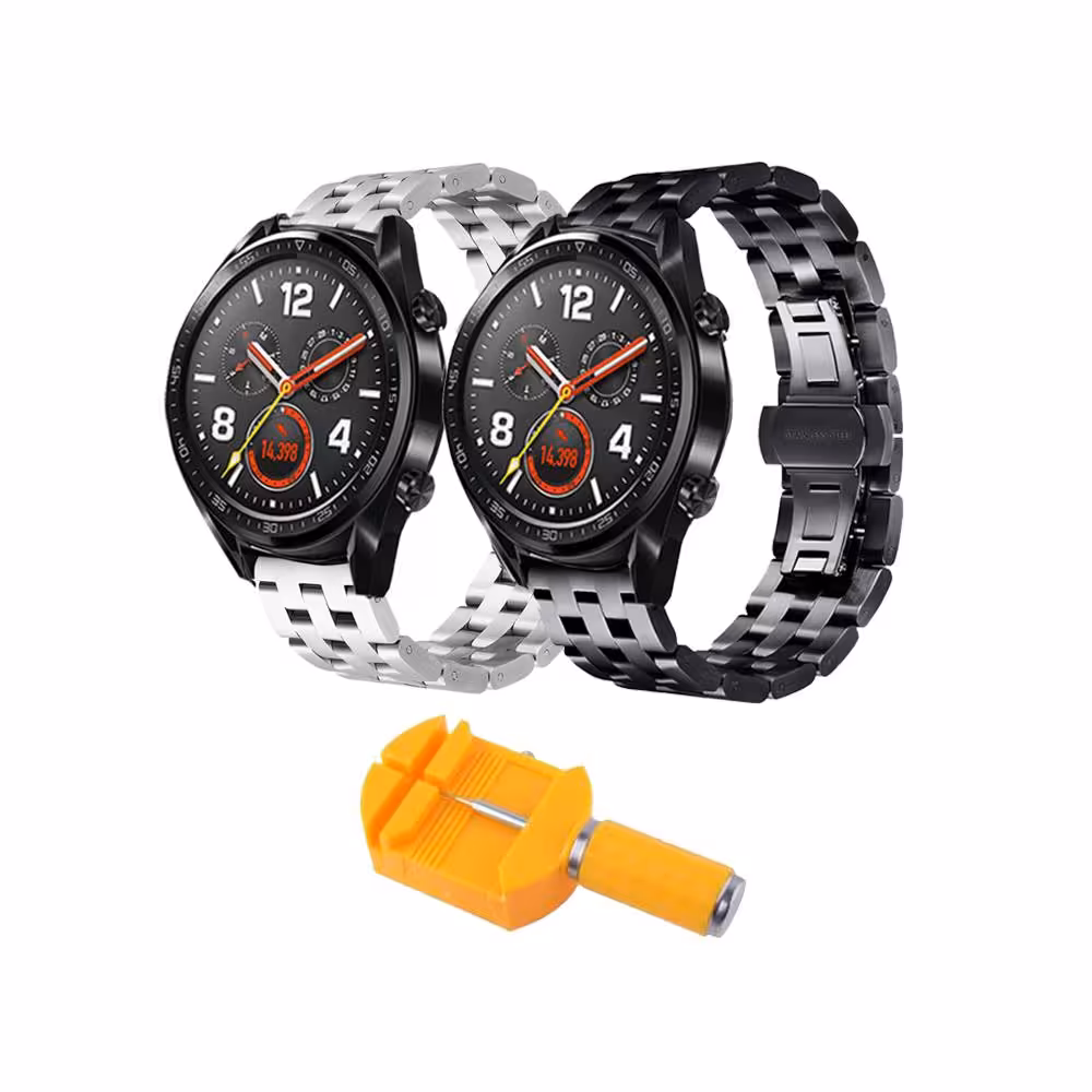 بند استیل ساعت هواوی واچ Huawei Watch GT مدل 5Bead