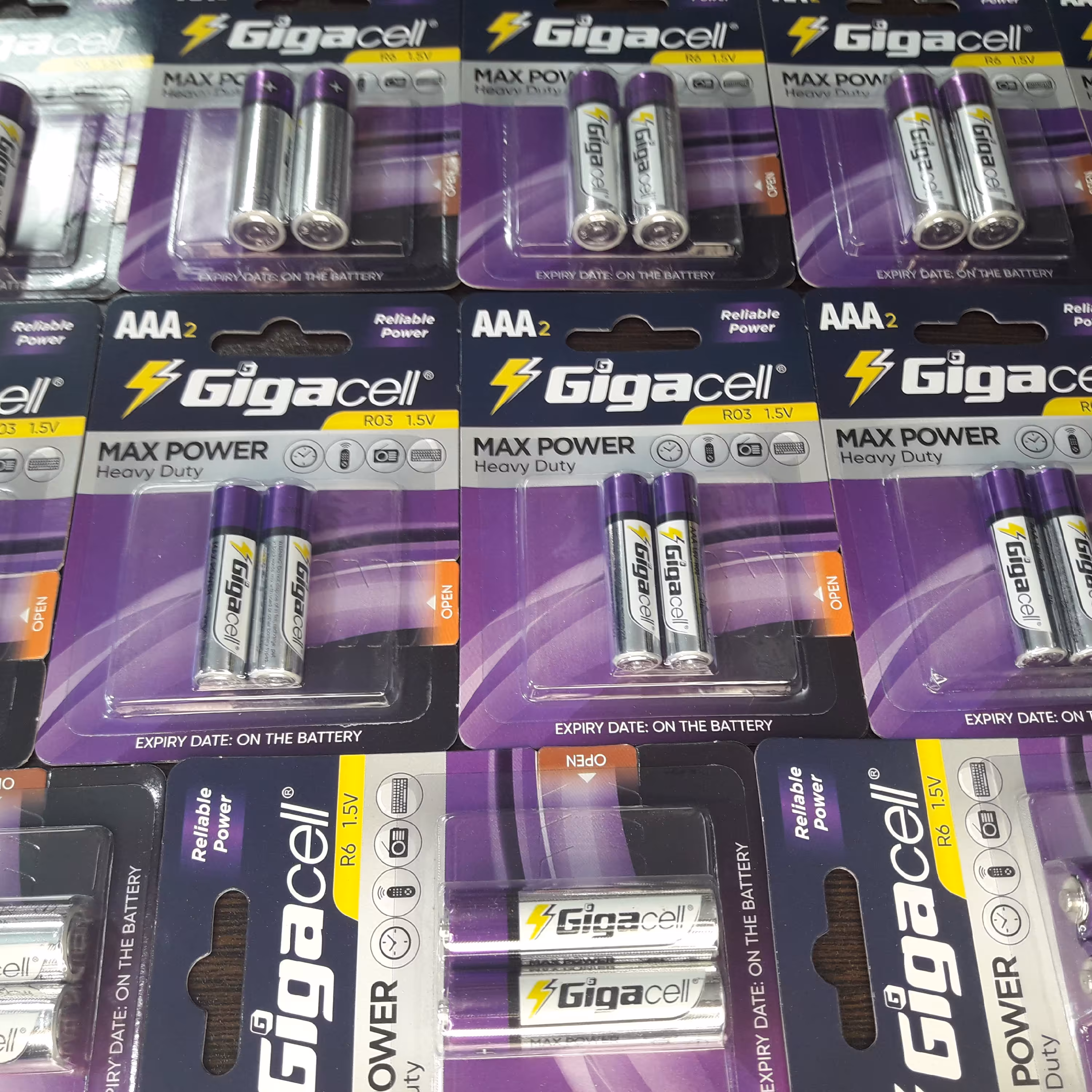 باطری قلمی و نیم قلمی گیگاسل 