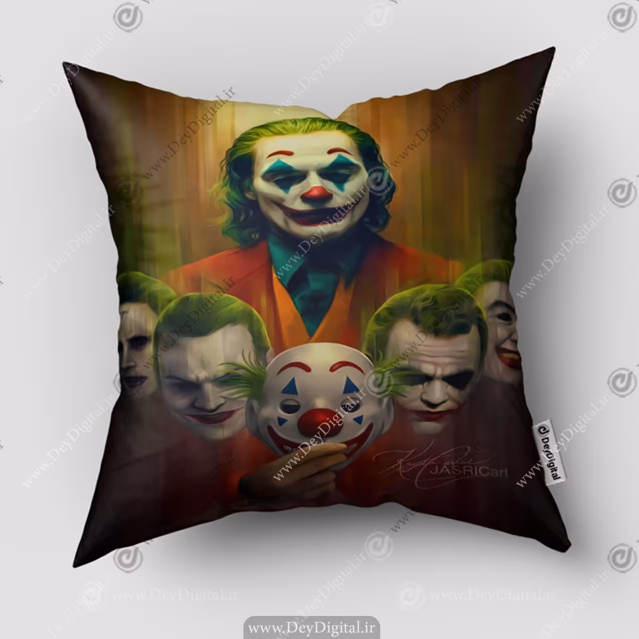 کوسن چاپی طرح جوکر واکین فینیکس PK-5429