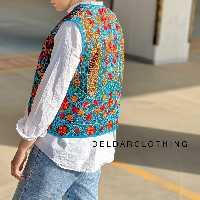 جلیقه یا وست بخارادوزی هندی درجه 1