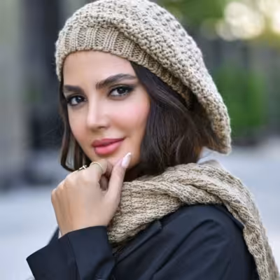 شال و کلاه زنانه زنجیری