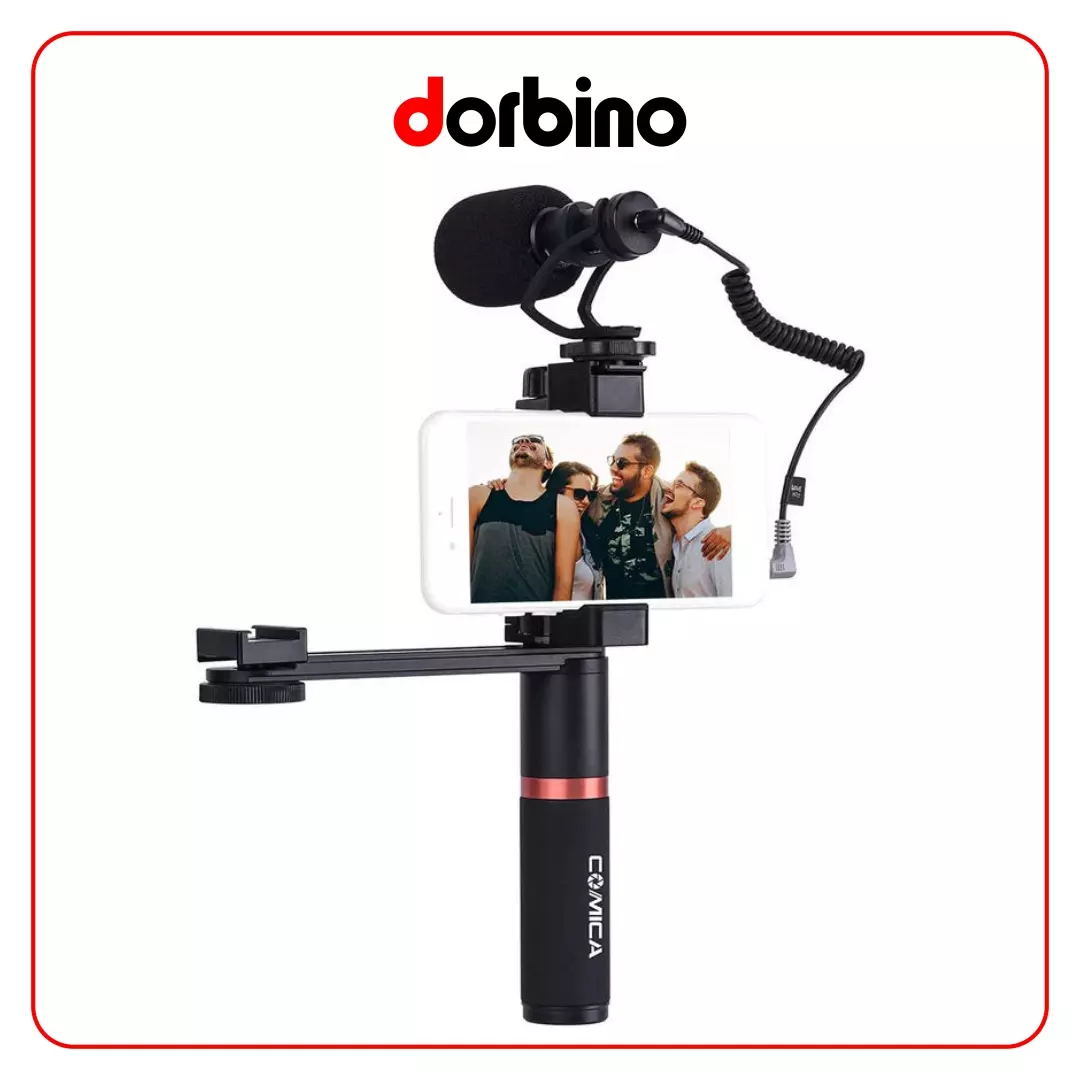 کیت نگهدارنده موبایل میکروفن کامیکا Comica CVM-VM10-K4 - فروشگاه دوربین دوربینو