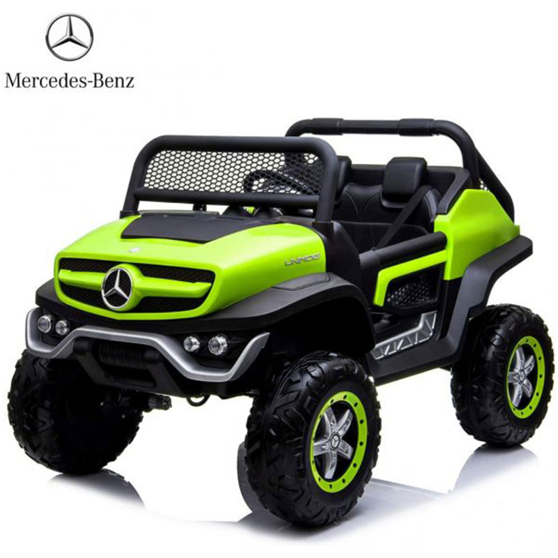 ماشین شارژی مرسدس بنز یونی موگ unimog سبز کد 4065407