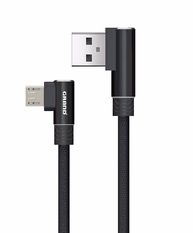 کابل USB به میکرو یو اس بی 90 درجه گرند مدل GK-15 | موبوران