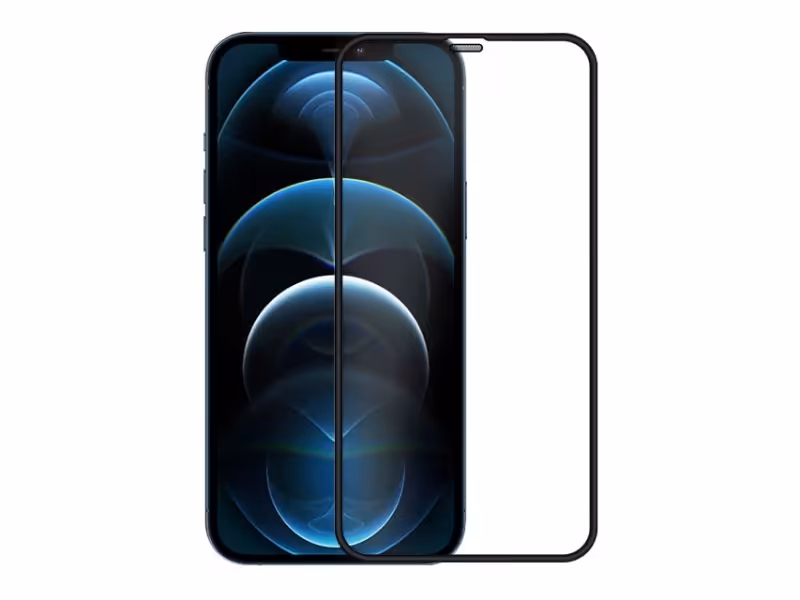 محافظ صفحه نمایش شیشه‌ای نیلکین آیفون 12 و 12 پرو - Nillkin iPhone 12/12 Pro PC Full coverage ultra clear