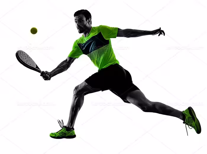 عکس با کیفیت بازیکن تنیس | گرافیک با طعم تربچه