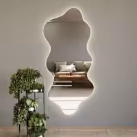 آینه بک لایت الف مدل موج سایز BA-160-70